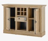 Sideboard Dorset in Eiche Gold Landhaus Kommode 152 x 103 cm, Soft-Close