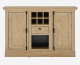 Sideboard Dorset in Eiche Gold Landhaus Kommode 152 x 103 cm, Soft-Close
