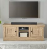 TV-Lowboard Dorset in Eiche Gold Landhaus TV Unterteil 152 cm, Soft-Close