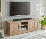 TV-Lowboard Dorset in Eiche Gold Landhaus TV Unterteil 152 cm, Soft-Close