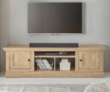 TV-Lowboard Dorset in Eiche Gold Landhaus TV Unterteil 194 cm, Soft-Close
