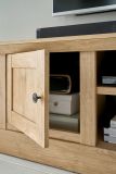 TV-Lowboard Dorset in Eiche Gold Landhaus TV Unterteil 194 cm, Soft-Close