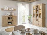 TV-Lowboard Dorset in Eiche Gold Landhaus TV Unterteil 194 cm, Soft-Close