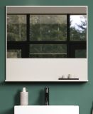 Badezimmer Spiegel Sao Paulo in Sand Badspiegel mit Ablage 80 cm