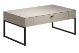 Couchtisch Sao Paulo in Kaschmir / Sand 110 cm, Schublade mit Soft-Close