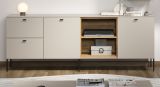 Sideboard Sao Paulo in Kaschmir / Sand und Eiche, Kommode 200 cm mit Soft-Close