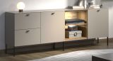 Sideboard Sao Paulo in Kaschmir / Sand und Eiche, Kommode 200 cm mit Soft-Close