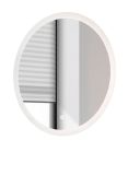 Badezimmer Spiegel Glide mit LED Beleuchtung und Touchschalter rund 60 cm