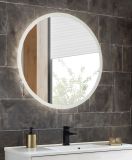 Badezimmer Spiegel Glide mit LED Beleuchtung und Touchschalter rund 80 cm
