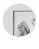 Badmbel Set Glide in wei Hochglanz und grau mit Waschbecken und LED Beleuchtung 100 x 190 cm