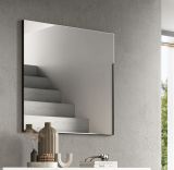 Garderobenspiegel Cooper in grau Wandspiegel 80 cm