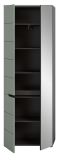 Garderobenschrank Cooper in Salbei grn und Basalt grau 65 x 190 cm variable Inneneinteilung, Soft-Close