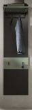 Garderobenpaneel Cooper in Grau und Salbei Wandgarderobe 45 x 165 cm