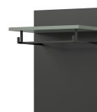 Garderobe Set 3-teilig Cooper in salbei und grau 140 cm, Soft-Close