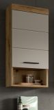 Badezimmer Hngeschrank Shawn in Sand Kaschmir und Evoke Eiche Badschrank hngend 37 x 79 cm