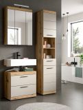 Badmbel Set 3-teilig Shawn in Sand Kaschmir und Evoke Eiche Badkombination 112 x 191 cm