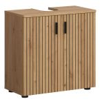 Waschbeckenunterschrank Livia in Artisan Eiche Badezimmer Unterschrank 60 cm