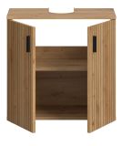 Waschbeckenunterschrank Livia in Artisan Eiche Badezimmer Unterschrank 60 cm