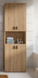Badezimmer Hochschrank Livia in Artisan Eiche Badschrank 60 x 192 cm