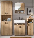 Badmbel Set 4-teilig Livia in Artisan Eiche Badkombination 180 x 192 cm