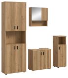 Badmbel Set 4-teilig Livia in Artisan Eiche Badkombination 180 x 192 cm