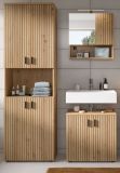 Badmbel Set 3-teilig Livia in Artisan Eiche Badkombination 135 x 192 cm