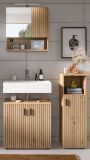 Badmbel Set 3-teilig Livia in Artisan Eiche Badkombination 105 x 180 cm