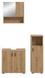 Badmbel Set 3-teilig Livia in Artisan Eiche Badkombination 105 x 180 cm