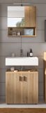 Badmbel Set 2-teilig Livia in Artisan Eiche Badkombination 60 x 180 cm