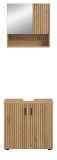 Badmbel Set 2-teilig Livia in Artisan Eiche Badkombination 60 x 180 cm