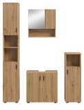 Badmbel Set 4-teilig Livia in Artisan Eiche Badkombination 150 x 192 cm