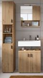 Badmbel Set 3-teilig Livia in Artisan Eiche Badkombination 105 x 192 cm