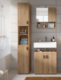 Badmbel Set 3-teilig Livia in Artisan Eiche Badkombination 105 x 192 cm