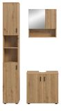 Badmbel Set 3-teilig Livia in Artisan Eiche Badkombination 105 x 192 cm