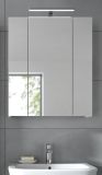 Badezimmer Spiegelschrank Cover in wei Badschrank 3-trig 60 x 70 cm