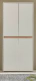 Schuhschrank Center in wei und Wotan Eiche Flurschrank 85 x 195 cm