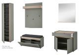 Garderobe Set 6-teilig Center in Salbei und Barista Eiche Garderobenkombination 260 x 200 cm