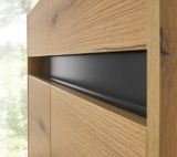 Schuhschrank Center in Evoke Eiche und grau Flurkommode 80 x 70 cm