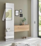 Hngeschrank Center in Evoke Eiche und grau Flurschrank hngend 100 cm