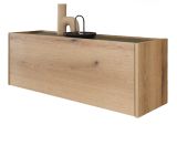 Hngeschrank Center in Evoke Eiche und grau Flurschrank hngend 100 cm