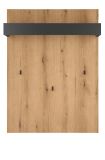 Garderobenpaneel Center in Evoke Eiche und grau Wandgarderobe 100 x 135 cm