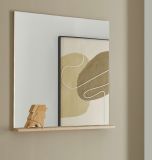 Garderobenspiegel Center in Evoke Eiche Wandspiegel mit Ablage 75 x 80 cm