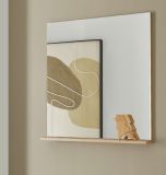 Garderobenspiegel Center in Evoke Eiche Wandspiegel mit Ablage 75 x 80 cm