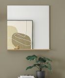 Garderobenspiegel Center in Evoke Eiche Wandspiegel mit Ablage 75 x 80 cm