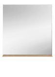 Garderobenspiegel Center in Evoke Eiche Wandspiegel mit Ablage 75 x 80 cm