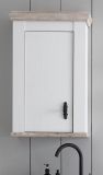 Kche Hngeschrank Rovola in wei Pinie Landhaus Kchenschrank hngend 55 x 85 cm, Soft-Close