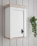 Kche Hngeschrank Rovola in wei Pinie Landhaus Kchenschrank hngend 55 x 85 cm, Soft-Close