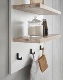 Kchenregal Rovola in wei Pinie Landhaus Kche Wandregal 60 x 65 cm Gewrzregal
