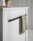 Kcheninsel Rovola in wei Pinie Landhaus Kchenschrank freistehend 161 x 77 cm, Soft-Close