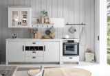 Kche Rovola in wei Pinie Landhaus Kchenschrank Set 4-teilig 264 x 200 cm